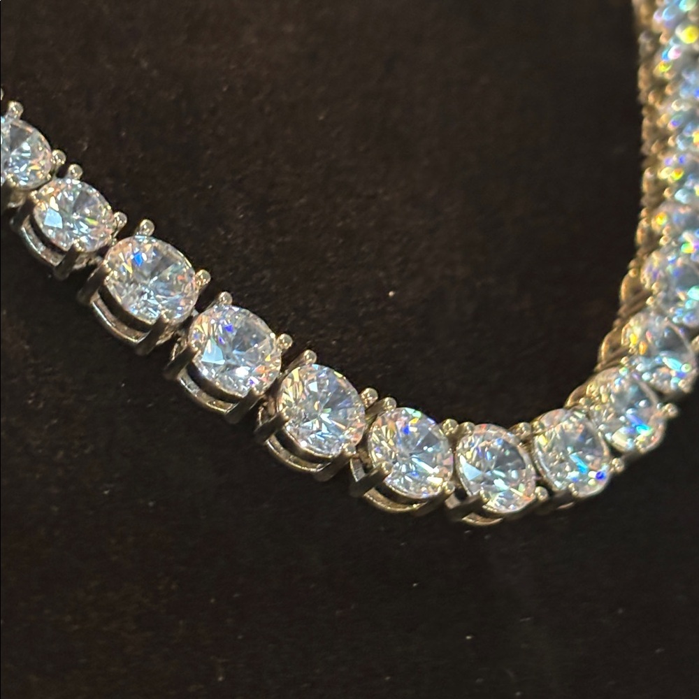 NWOT Marchesa Cubic Zirconia Tennis Collar Necklace